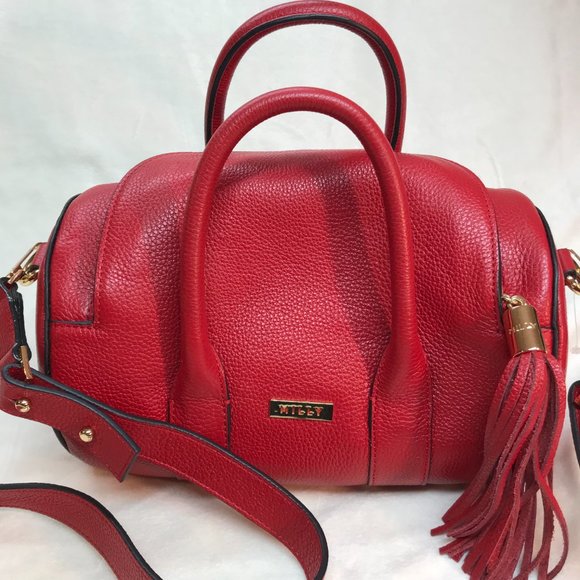 NWT Milly Astor Leather Duffle Handbag - Picture 2 of 9